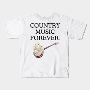 Country Music Forever Kids T-Shirt